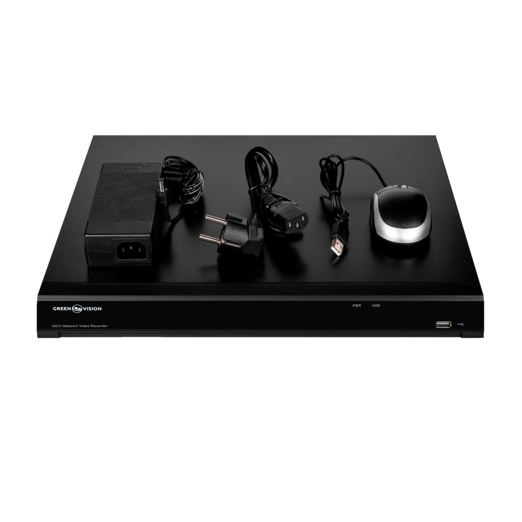 IP відеореєстратор 16-канальний 12MP NVR GreenVision GV-N-I017/16 12MP (V2) - Зображення 5
