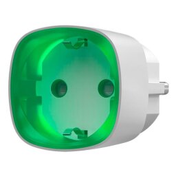 Радіокерована розумна розетка з лічильником енергоспоживання AJAX Socket (white)
