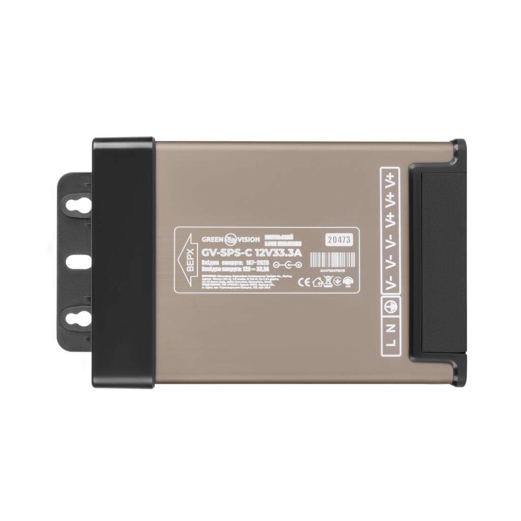 Імпульсний блок живлення GV-SPS-C 12V 33.3A (400W) - Зображення 3