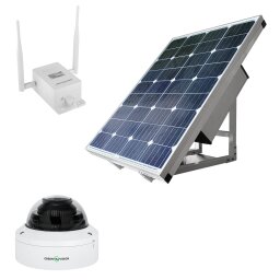 Комплект видеонаблюдения с солнечной панелью и 4G роутером GV-409