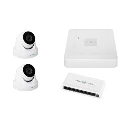 Комплект відеоспостереження вуличний на 2 антивандальні камери 5MP GV-IP-K-W59/02 (Lite)