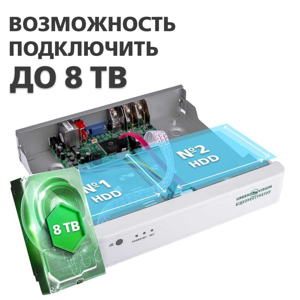 Комплект видеонаблюдения для внутренней установки на 4 камеры 720Р GV-K-G01/04 - Изображение 10