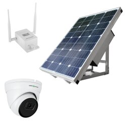 Комплект видеонаблюдения с солнечной панелью и 4G роутером GV-410