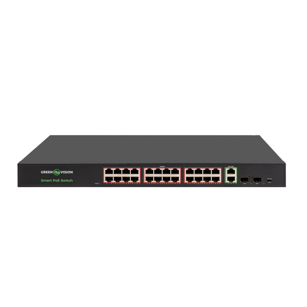 Коммутатор сетевой POE GV-023-D-24G+2PG+2SFP - Изображение 3
