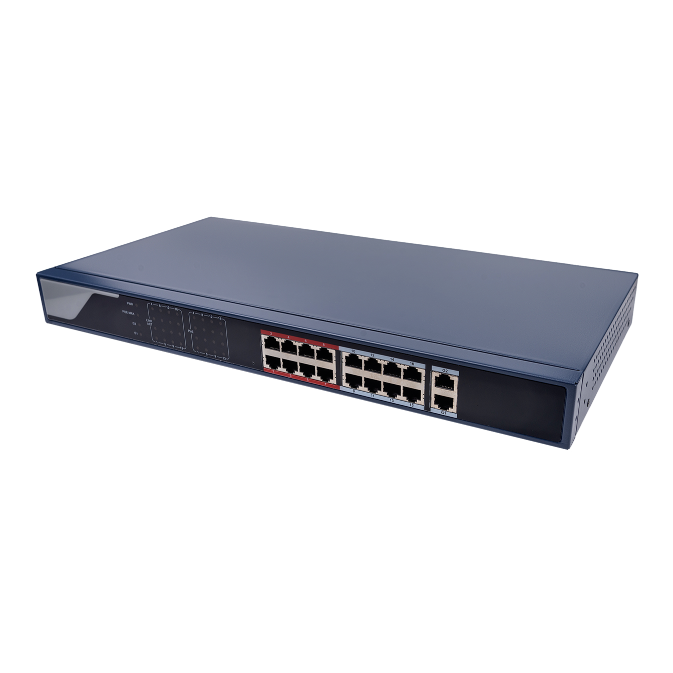 Коммутатор сетевой POE на 16 порта GV-019-AI-16+2PG купить в Украине