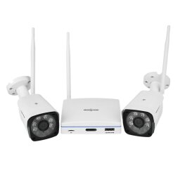 Комплект видеонаблюдения беспроводной Wi-Fi на 2 камеры 3MP GreenVision GV-IP-K-W57/02 (Lite)