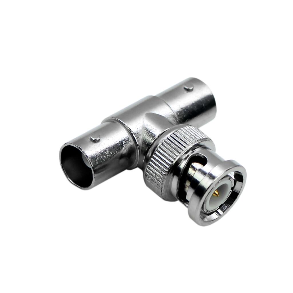 Переходник GV BNC/M-BNC/2F male to female T-type 50 шт - Изображение 2