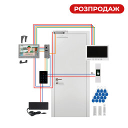 Комплект домофона с WiFi контроллером и двумя мониторами GV-512