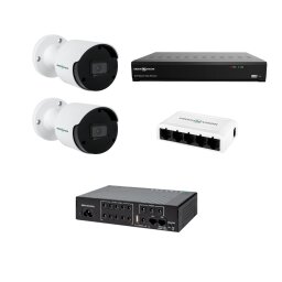 Автономний комплект відеоспостереження на 2 IP камери 5MP з ДБЖ GV-IP-K-W94/2 null