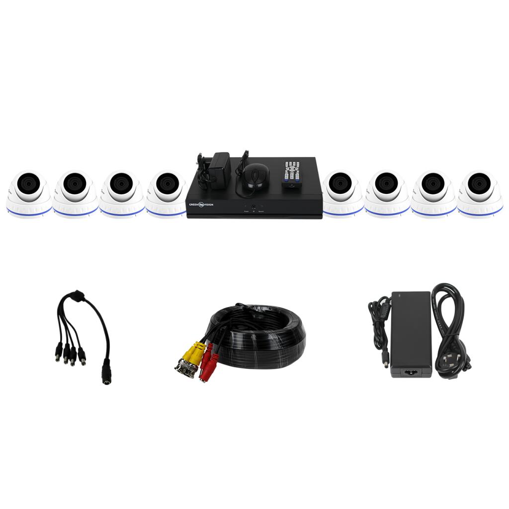 Уличный комплект видеонаблюдения на 8 купольных камер 1080N GV-K-L46/08 - Изображение 7