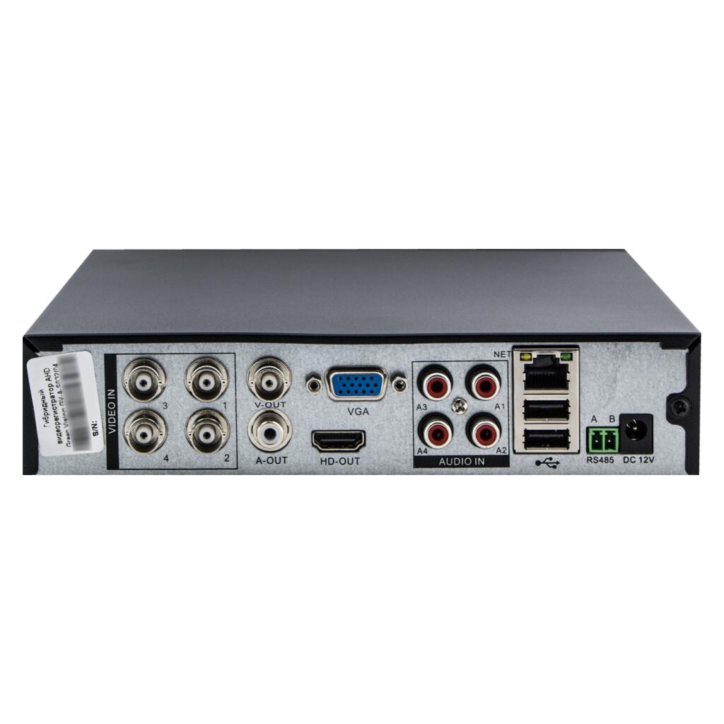 Гібридний відеореєстратор 4-канальний 2.4MP GHD GreenVision GV-A-S032/04 1080N - Зображення 5