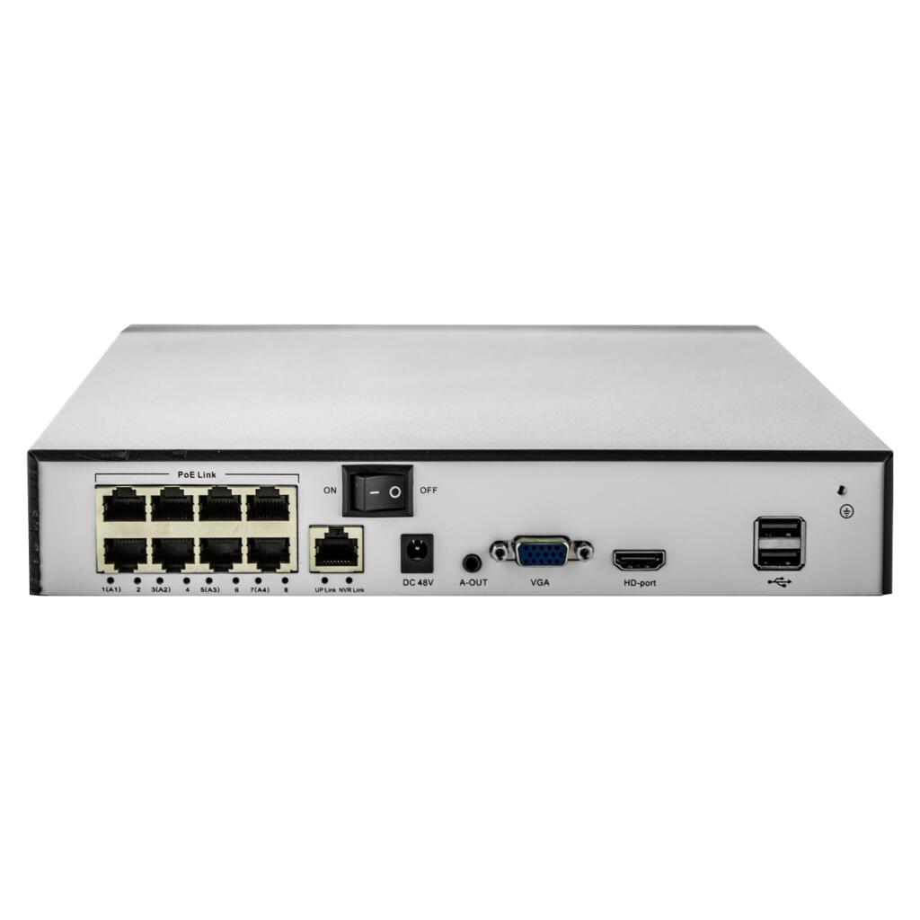 IP видеорегистратор 8-канальный 5MP NVR GreenVision GV-N-S010/08 (8POE) - Изображение 5