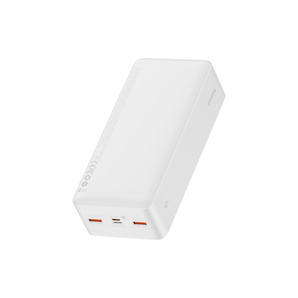 Зовнішній акумулятор Baseus Bipow Digital Display QC 20W 30000mAh Білий PPDML-N02 - Зображення 3