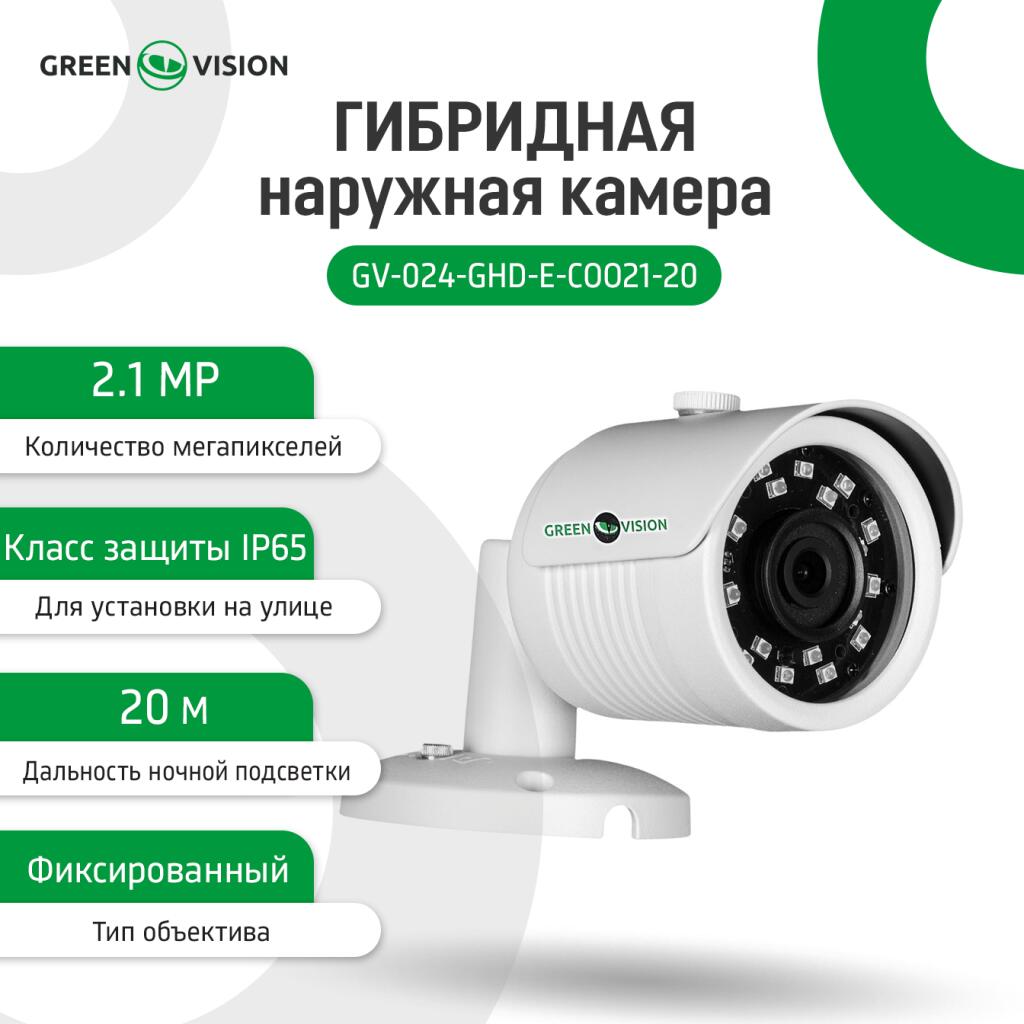 Гибридная наружная камера GV-024-GHD-E-COO21-20 1080Р - Изображение 6