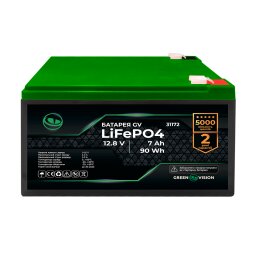 Акумулятор GV LiFePO4 12,8V - 7Ah (90Wh)