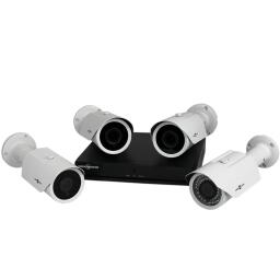 Вуличний комплект відеоспостереження на 4 циліндричні камери 1080N GV-K-L55/04