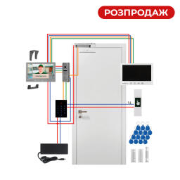 Комплект домофону з WiFi контролером та двома моніторами GV-512