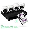 Комплект відеоспостереження вуличний з жорстким диском 1TB на 4 купольні камери(LED підсвічування) 5MP GV-K-E35/04 - Зображення 3