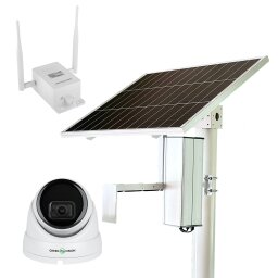 Комплект видеонаблюдения с солнечной панелью и 4G роутером GV-403