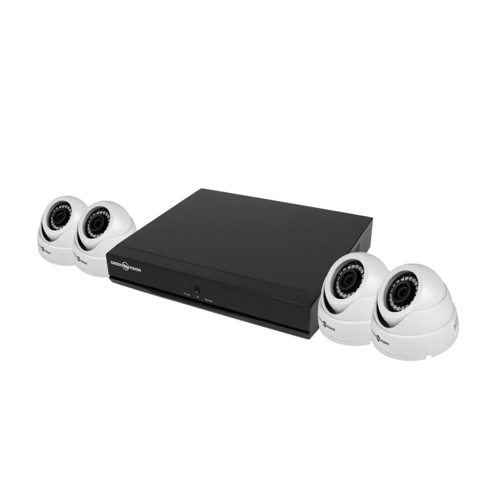 Комплект відеоспостереження для внутрішньої установки на 4 купольні камери 1080N GV-K-L38/04 - Зображення 5
