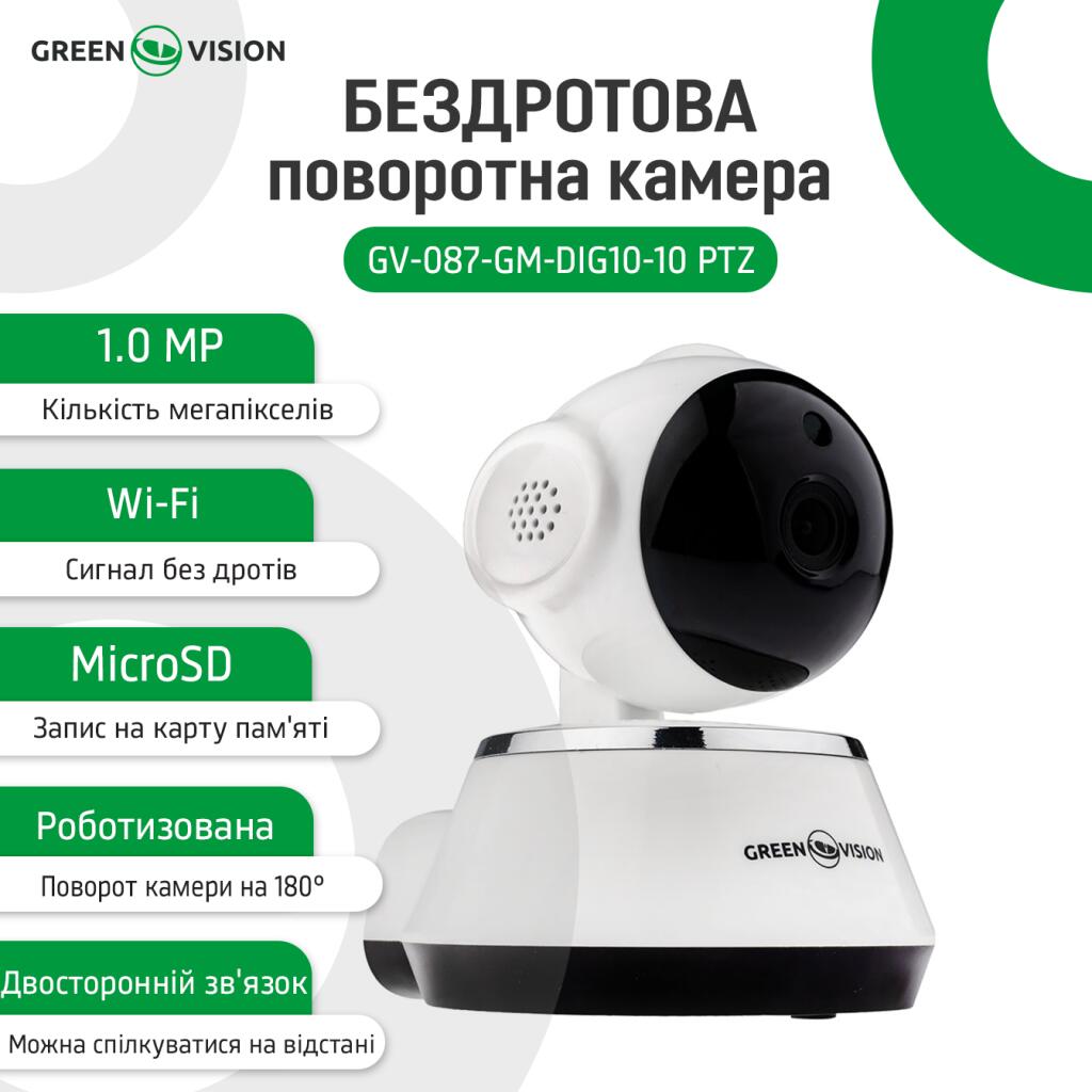 Беспроводная поворотная камера GV-087-GM-DIG10-10 PTZ 720p - Изображение 19