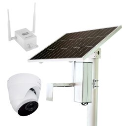 Комплект видеонаблюдения с солнечной панелью и 4G роутером GV-405