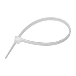 Стяжка кабельна нейлонова 2,5х100 (50 шт) White