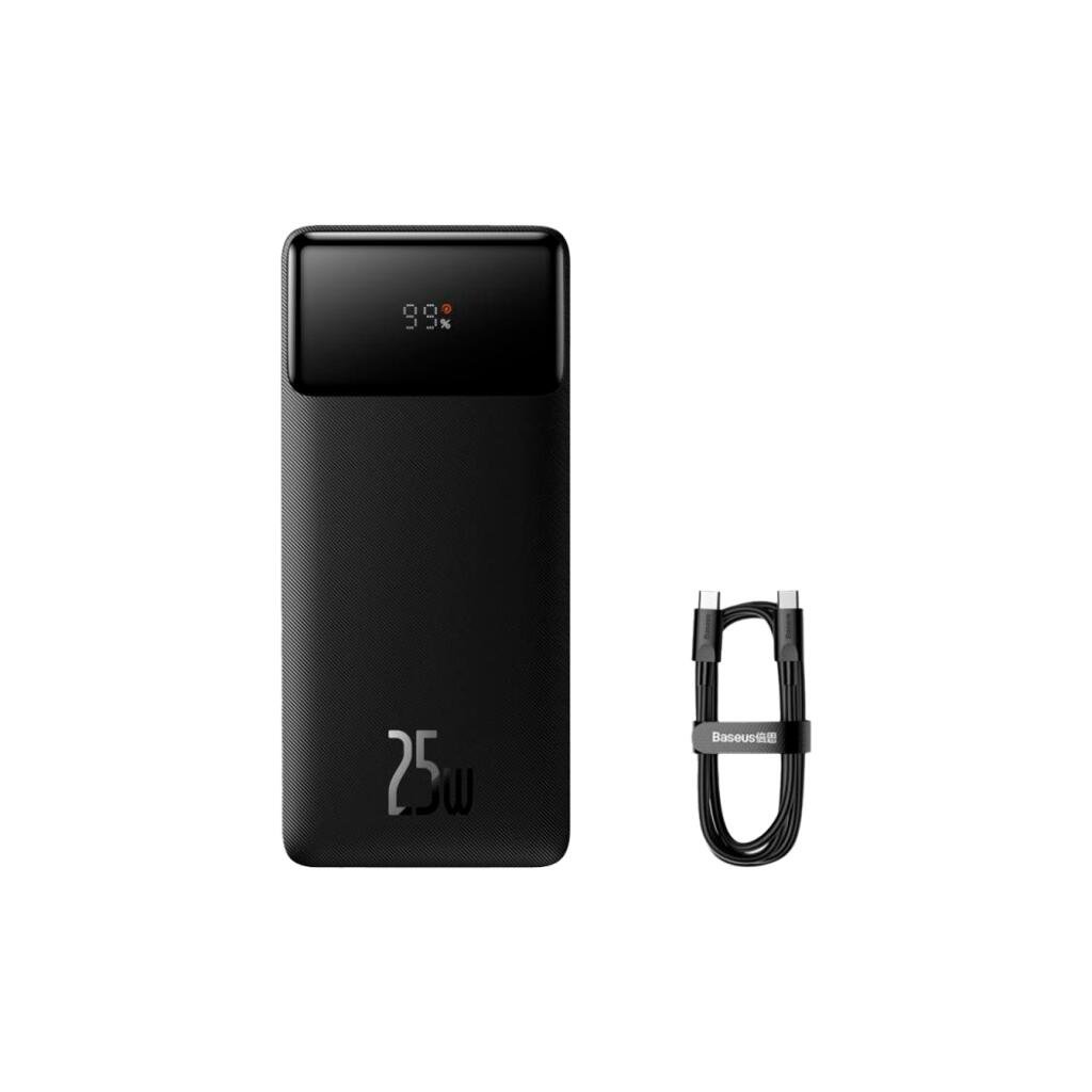 Зовнішній акумулятор Baseus Bipow Digital Display 20000mAh 25W Черный (PPBD020301) - Зображення 2