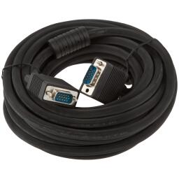 Кабель 7 м чорний (з двома феритовими кільцями) VGA-7.0BK