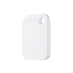 Захищений безконтактний брелок для клавіатури AJAX Tag - 10 шт. (white)