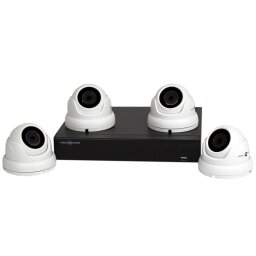 Комплект відеоспостереження вуличний на 4 антивандальні (купольні) камери 1080P GV-K-S16/04
