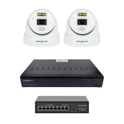Комплект відеоспостереження на 2 камери GV-IP-K-W101/2 5MP (Ultra AI)