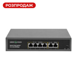 Комутатор мережевий POE GV-006-D-04+2P