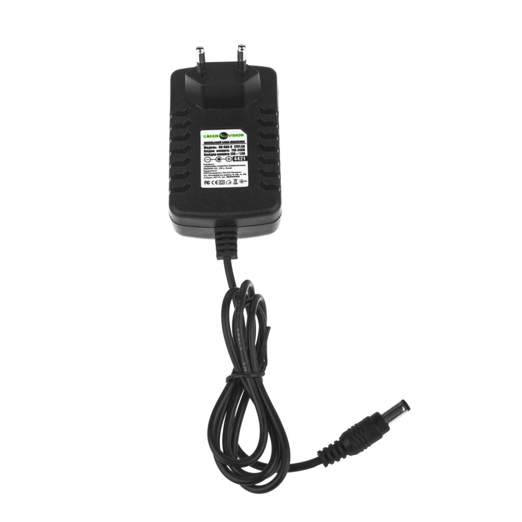 Імпульсний адаптер живлення GV-SAS-С 12V1.5A (18W) - Зображення 4