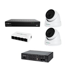 Автономний комплект відеоспостереження на 2 IP камери 5MP з ДБЖ GV-IP-K-W93/2 