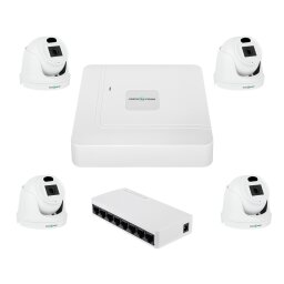 Комплект відеоспостереження на 4 камери GV-IP-K-W96/4 3MP