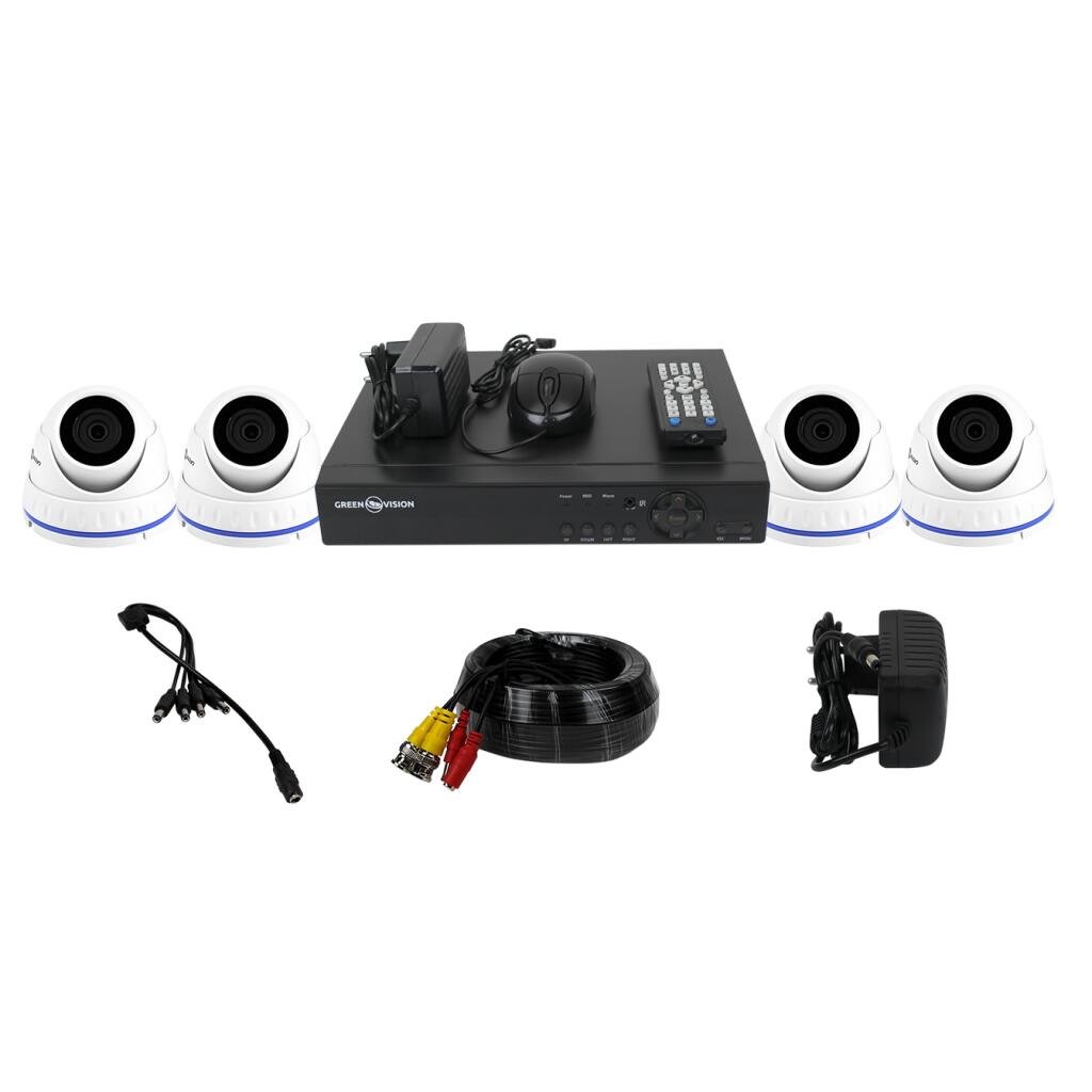 Уличный комплект видеонаблюдения на 4 купольные камеры 1080Р GV-K-L40/04 - Изображение 7