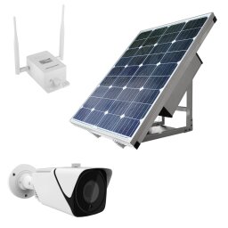 Комплект видеонаблюдения с солнечной панелью и 4G роутером GV-412