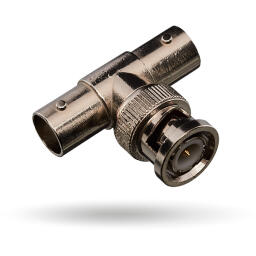 Перехідник GV BNC/M-BNC/2F male to female T-type 50 шт