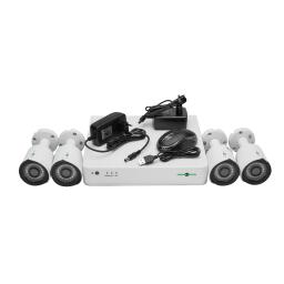 Уличный комплект видеонаблюдения на 4 цилиндрические камеры 720Р GV-K-G02/04