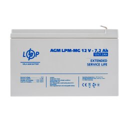 Аккумулятор мультигелевый LPM-MG 12V - 7.2 Ah