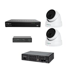 Автономний комплект відеоспостереження на 2 IP камери 5MP з ДБЖ GV-IP-K-W93/2 null