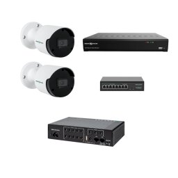 Автономный комплект видеонаблюдения на 2 IP камеры 5MP с ИБП GV-IP-K-W94/2 null