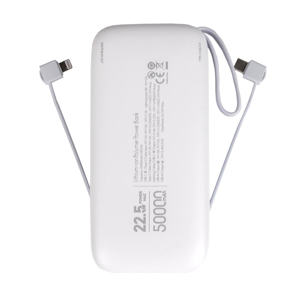 Зовнішній акумулятор (Power Bank) LP PQ50 50000mAh 22.5W - Зображення 4