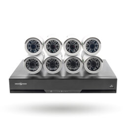 Вуличний комплект відеоспостереження на 8 цилиндрические камер 1080P GV-IP-K-S32/08