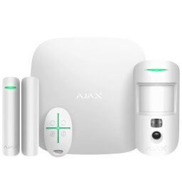 Стартовый комплект системы безопасности AJAX StarterKit Cam Plus (white)