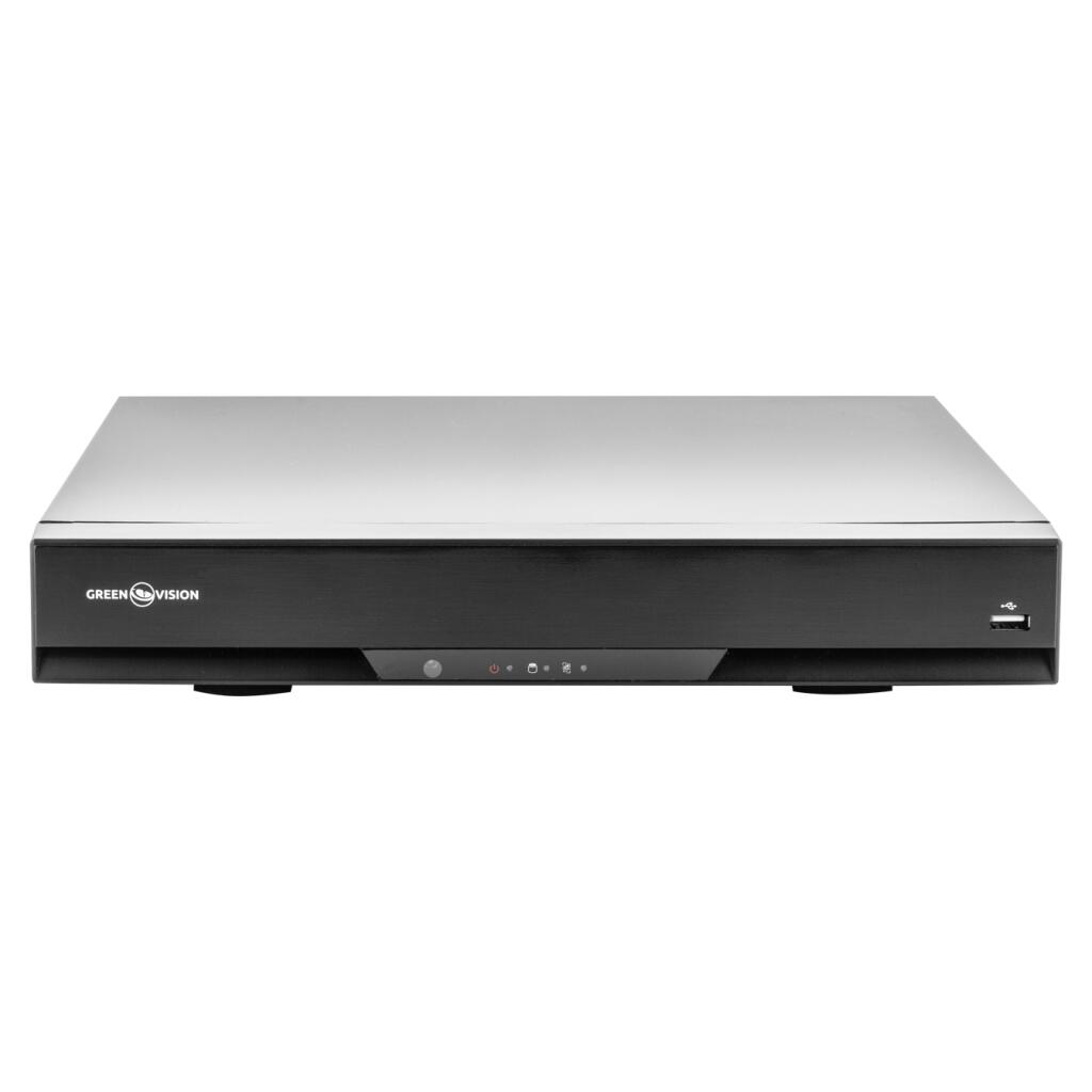 IP відеореєстратор 24-канальний 8MP NVR GreenVision GV-N-G008/24 - Зображення 3