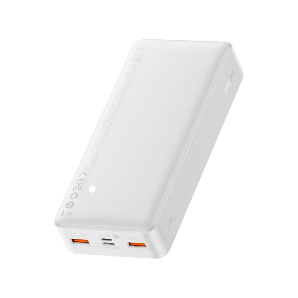 Внешний аккумулятор Baseus Bipow Digital Display QC 20W 20000mAh Белый PPDML-M02 - Изображение 3