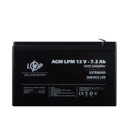 Аккумулятор AGM LPM 12V - 7.2 Ah 
