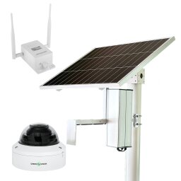 Комплект видеонаблюдения с солнечной панелью и 4G роутером GV-401
